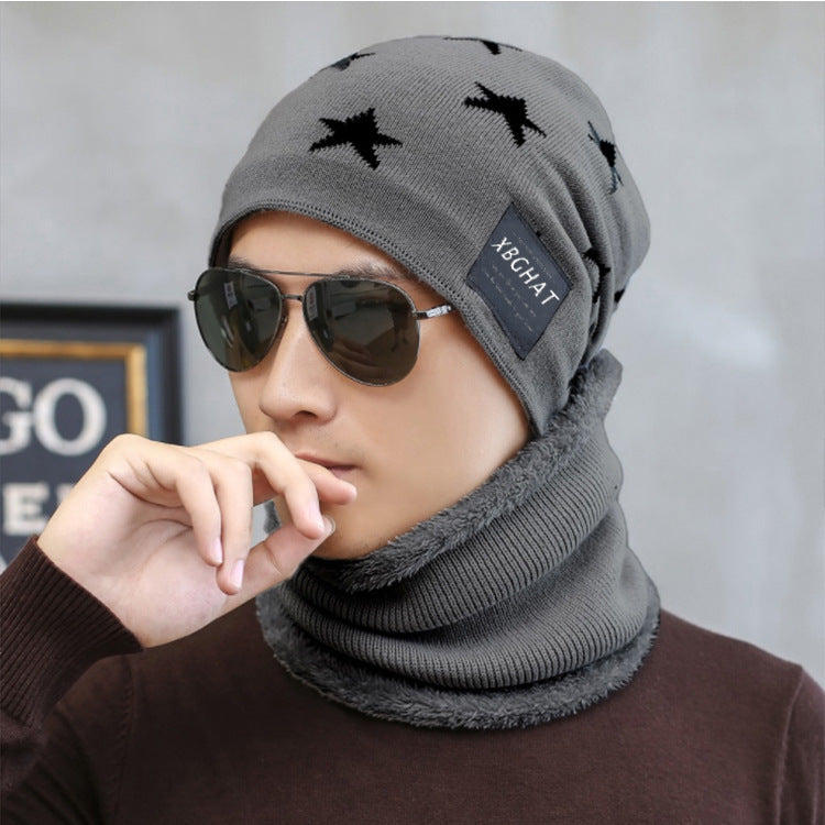 Five Pointed Star Woolen Hat Autumn And Winter Warm Knitted Parent Child Hat