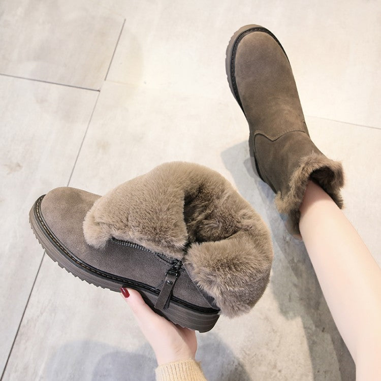 Women korean style thick-soled short Martin boots