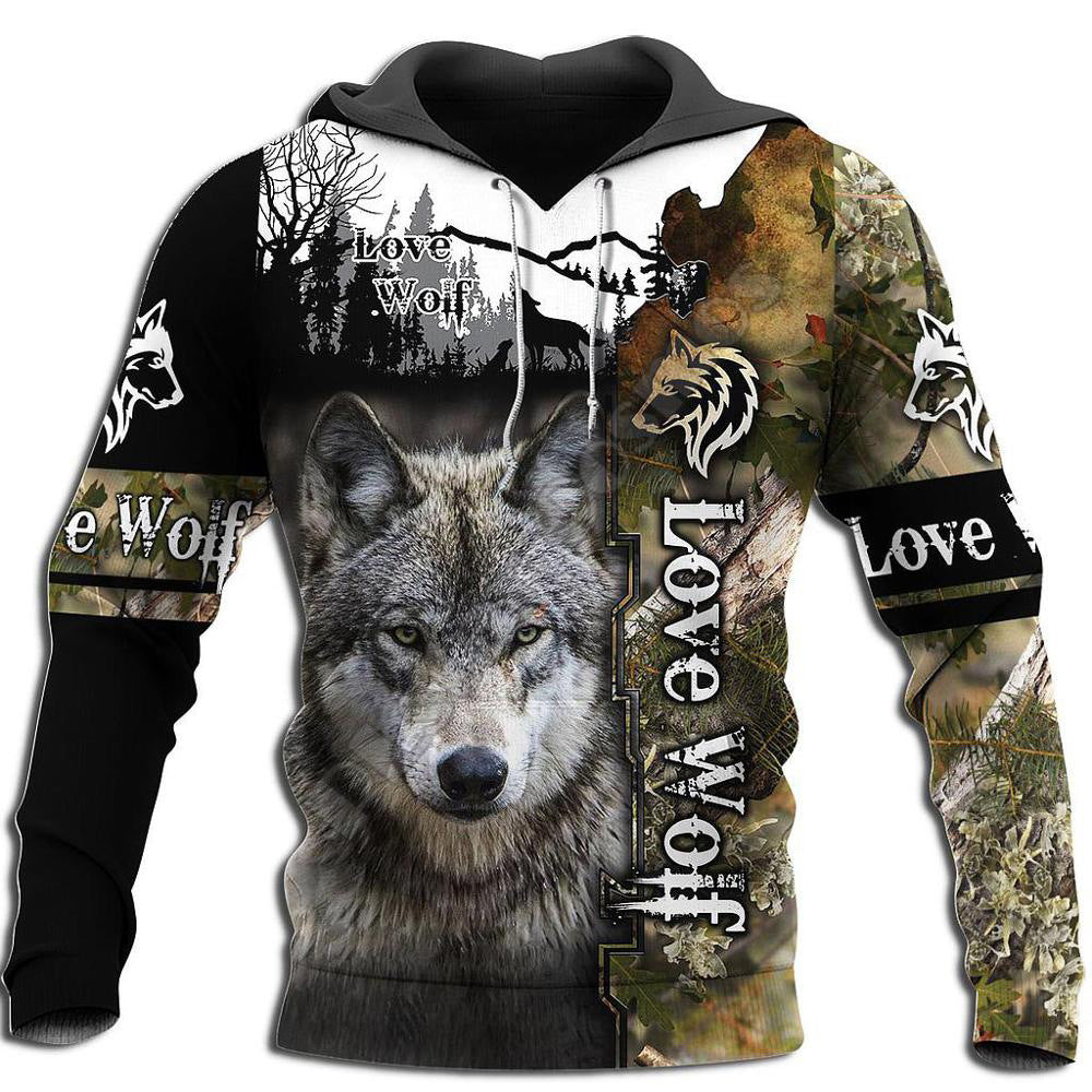 Printed Hoodie Fashion Casual Men's Sweatshirt