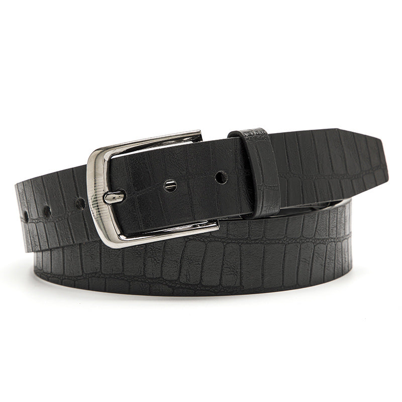 Men's Alloy Pin Buckle Decorative Denim Belt