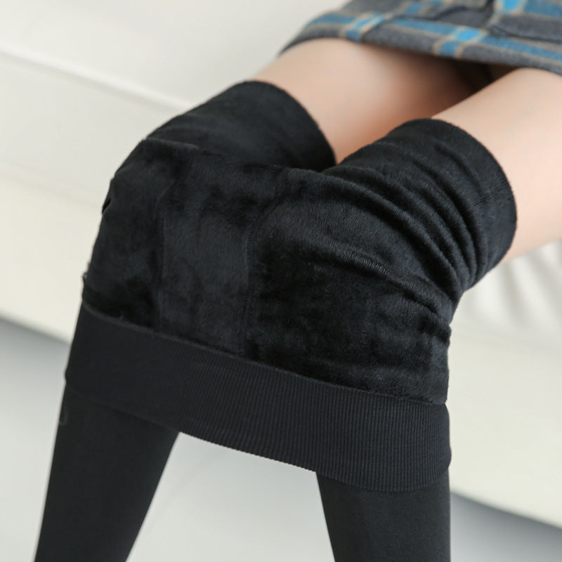 Fashionable Warm Fur Leggings