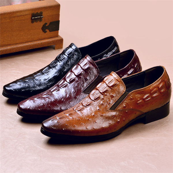 British business dress shoes for men