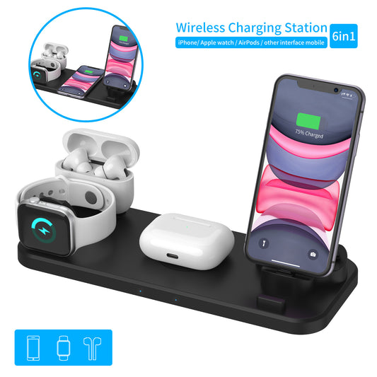 Multi functional Wireless Charger Doc for smart watch and mobile phones