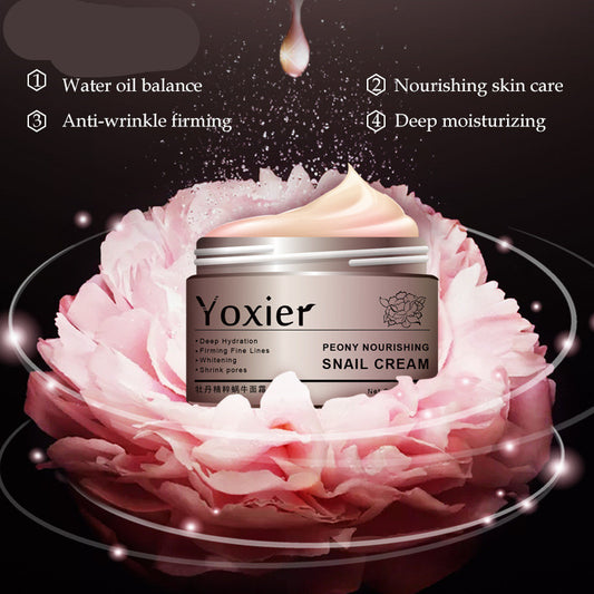 YOXIER Snail Cream for nourishing smooth anti wrinkle skin firming cream