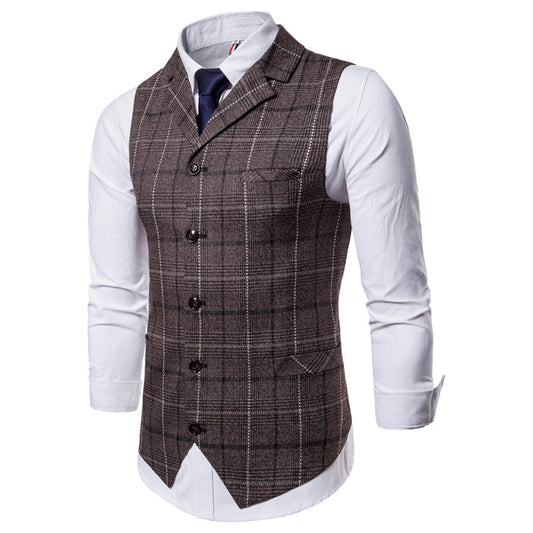 Men's casual striped vest