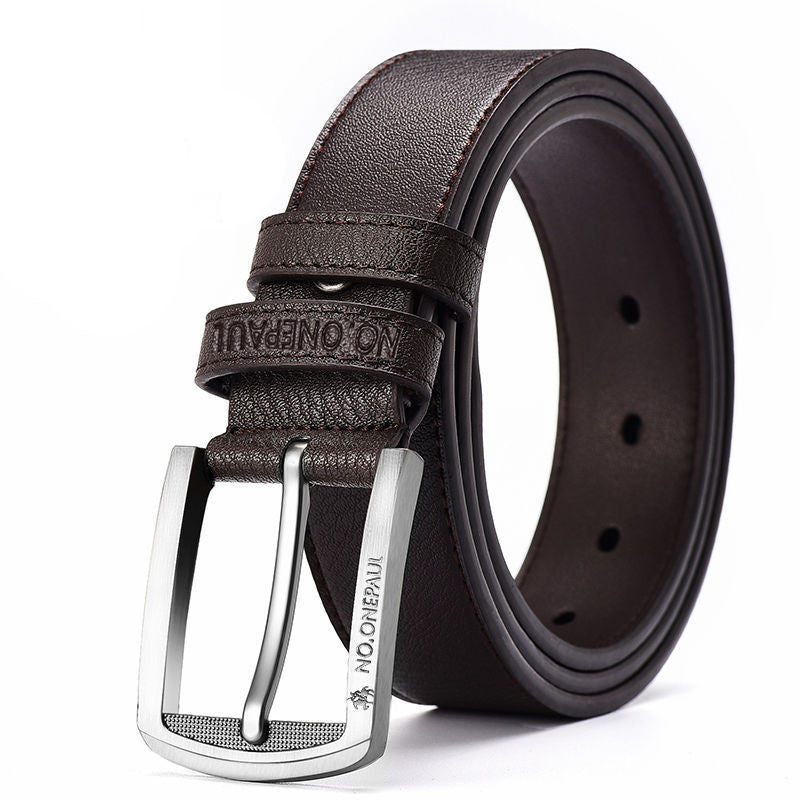 Korean Style Men's Casual Belt With Pin Buckle
