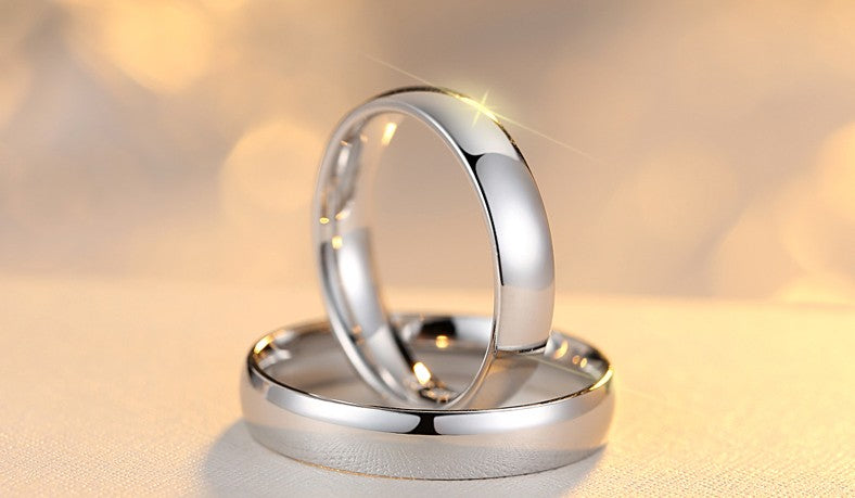 925 Silver Ring Male Index Finger Little Female