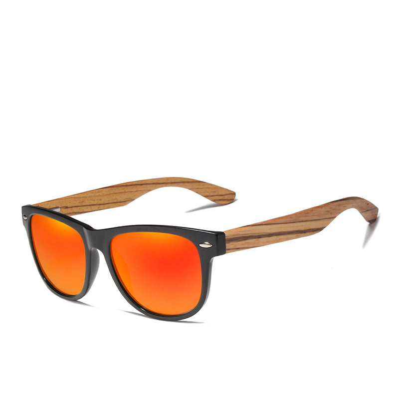 Bamboo Wood Sunglasses Wooden Retro Polarized Sunglasses