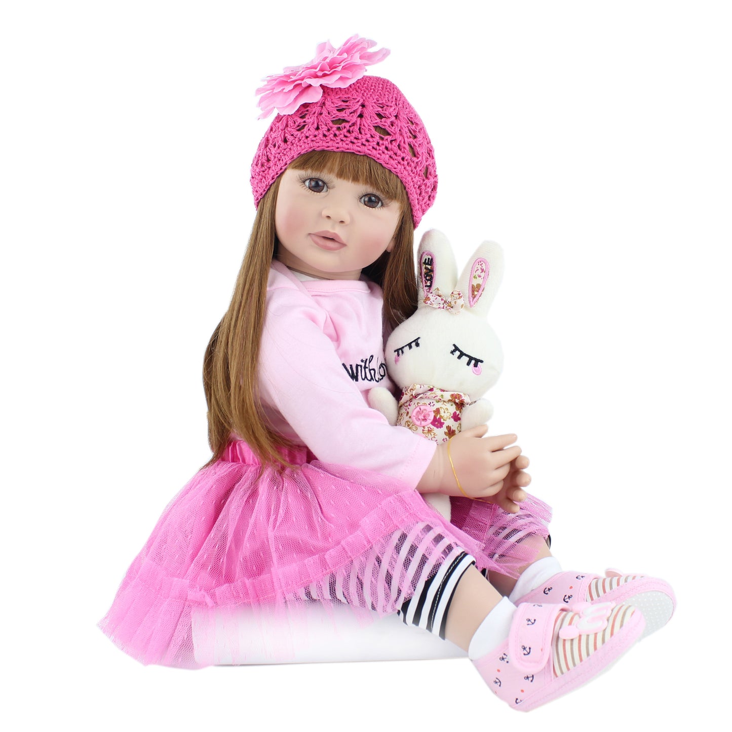 60cm Heavy Growth Princess Baby Plastic Doll