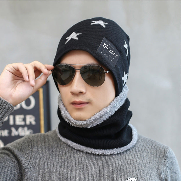 Five Pointed Star Woolen Hat Autumn And Winter Warm Knitted Parent Child Hat