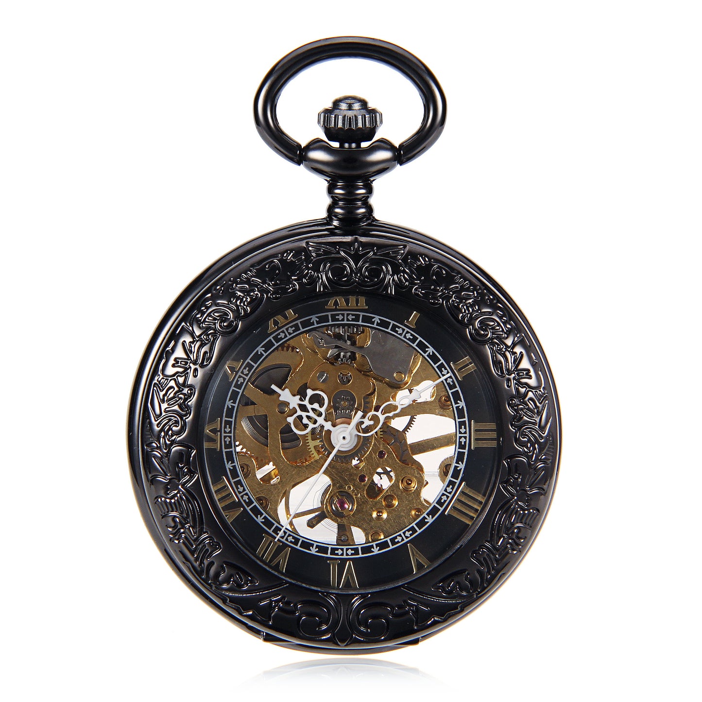 Creative Fashion Trend Wind-winding Mechanical Pocket Watch