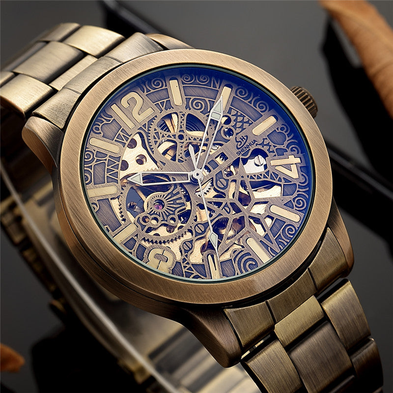 Hollow mechanical watch