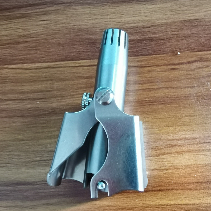 Stainless Steel Body Washing Mechanical Manual Nose Hair Trimmer