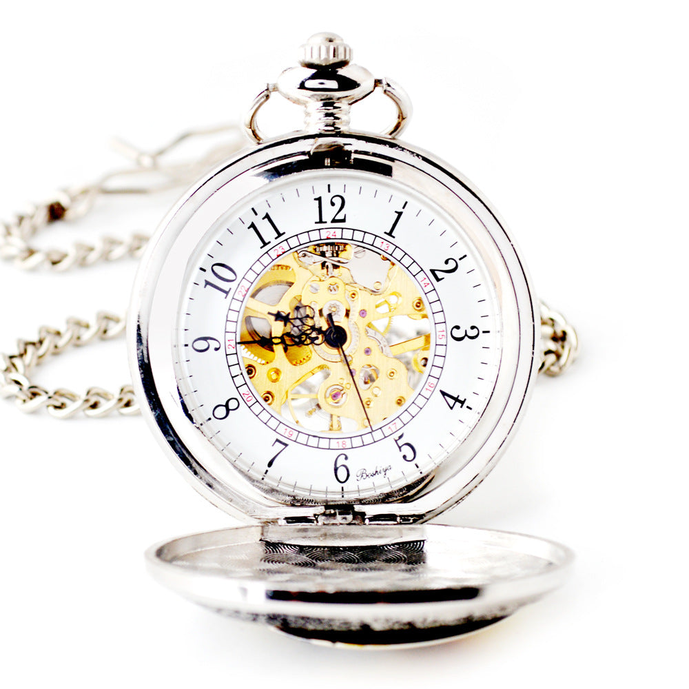 Unisex Semi-Automatic Mechanical Pocket Watch
