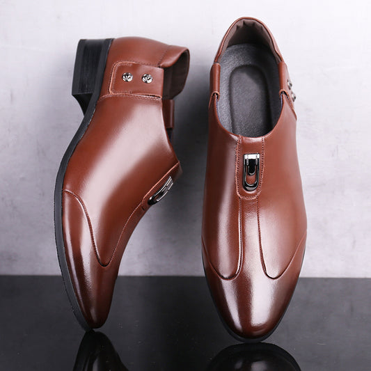Formal British Leather Shoes Business Korean Men's Shoes