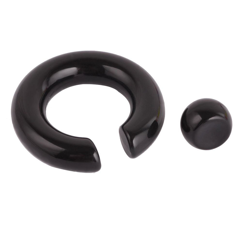 Puncture Nose Multicolor Acrylic Clip Ball Ring