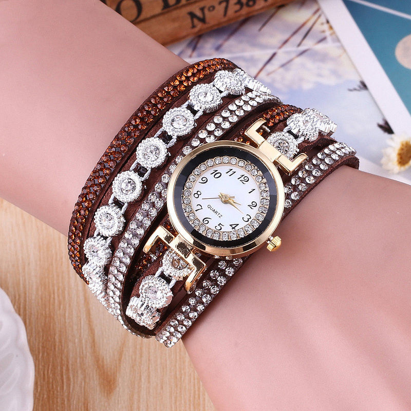 Circle bracelet watch for women