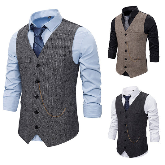 Men's suit waistcoat