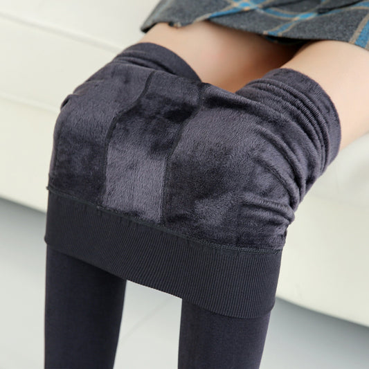 Fashionable Warm Fur Leggings