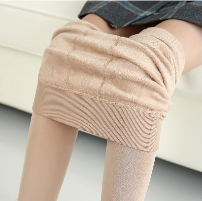 Fashionable Warm Fur Leggings