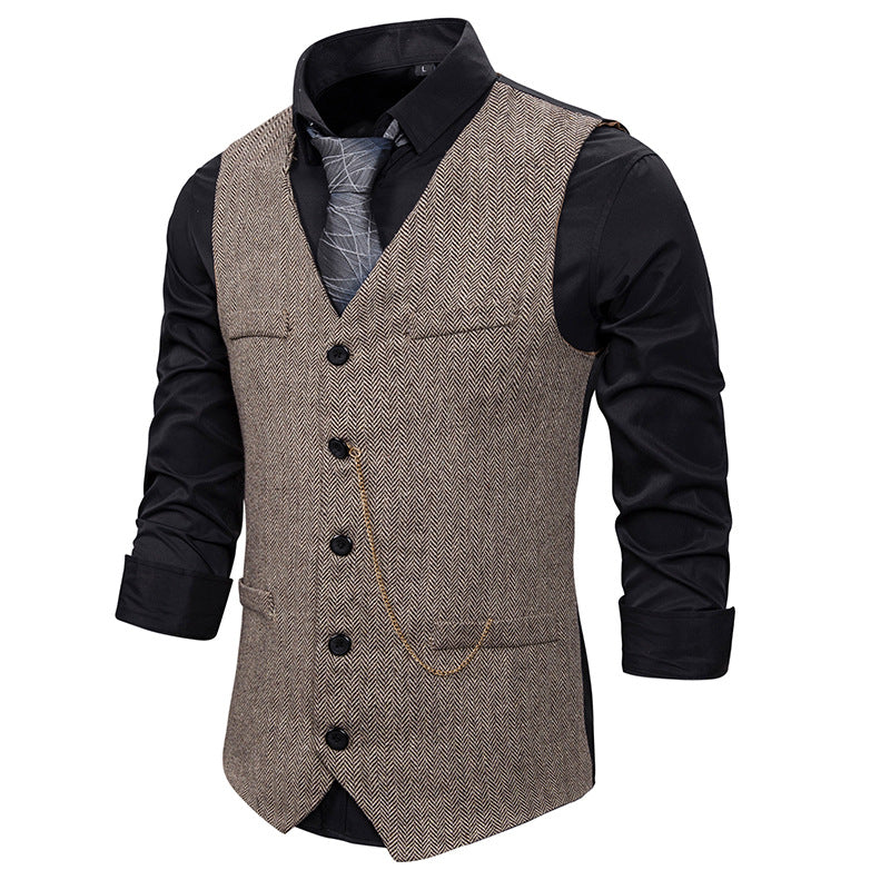 Men's suit waistcoat