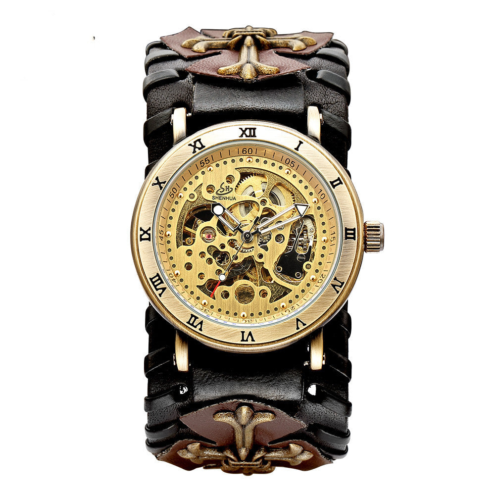 Leisure hollow mechanical watch