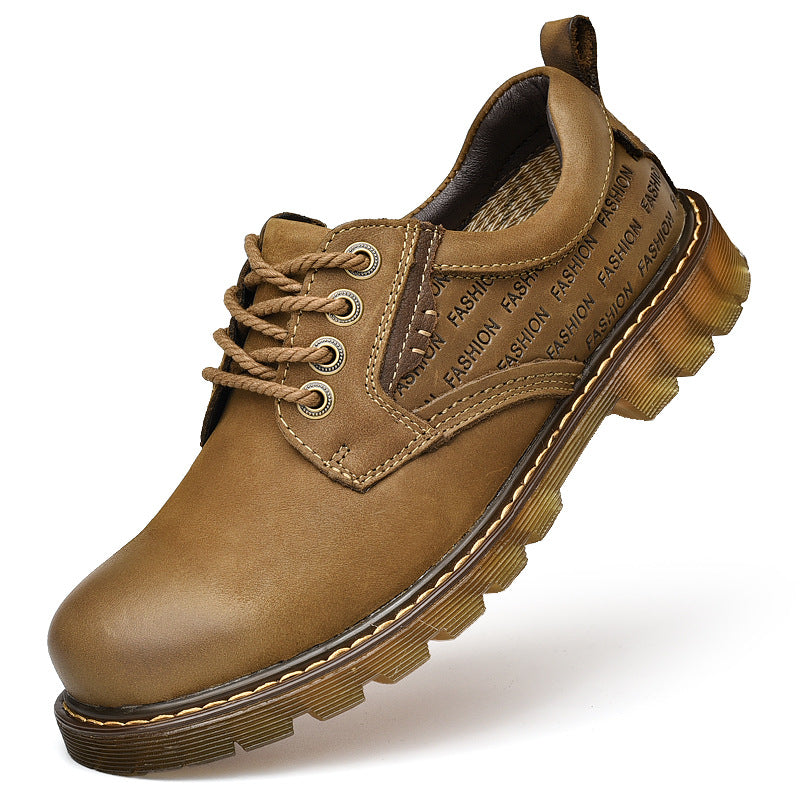 Casual Trendy Shoes Men's Low-cut Lace-up Plus Size shoes