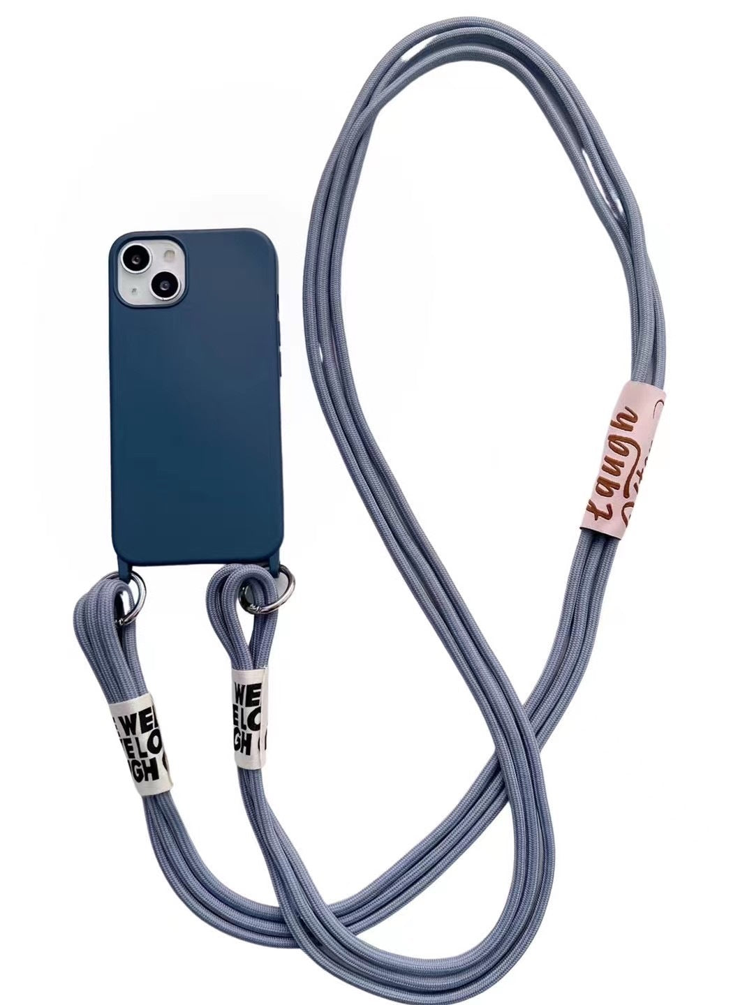 Diagonal Lanyard Soft Strap Hanging Neck Silicone Phone Case