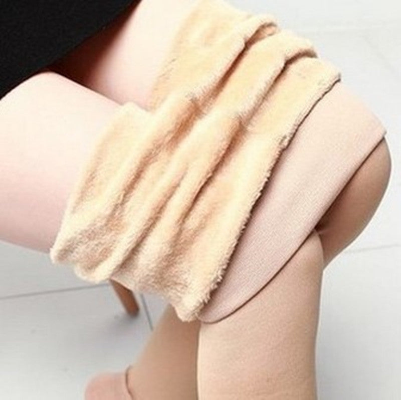 Plus velvet pearl velvet warm leggings for women