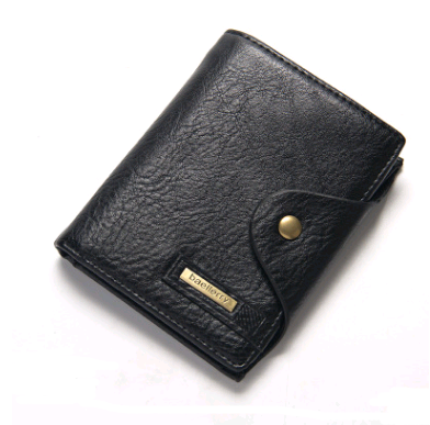 European and American casual men's wallet multi-function short wallet