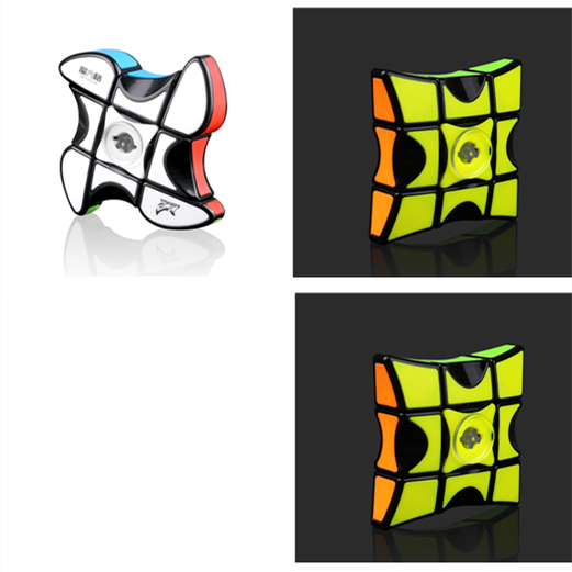 Rotating Fingertip Gyro Rubik's Cube 5.8cm Finger Decompression Toy