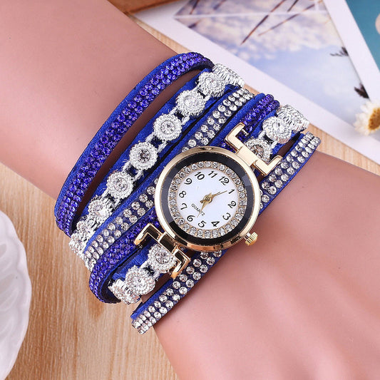 Circle bracelet watch for women