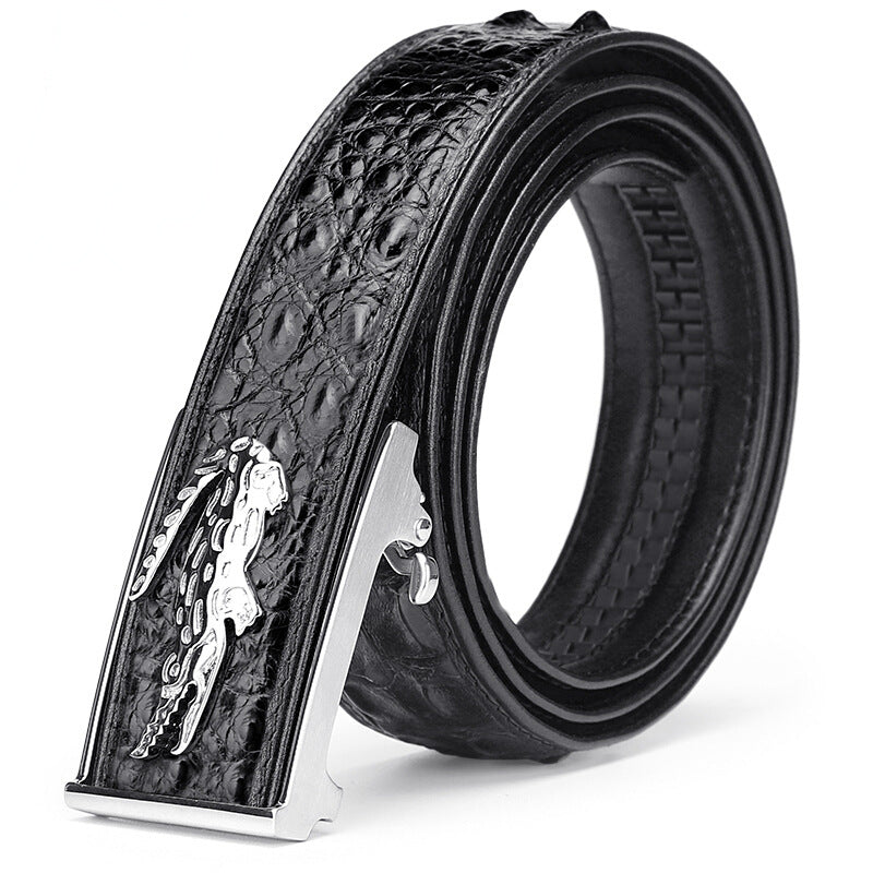 Men's Leather Bone Body Casual  Men's Belt