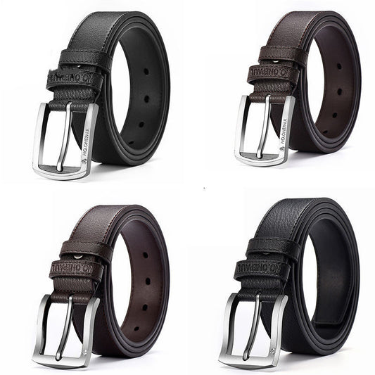 Korean Style Men's Casual Belt With Pin Buckle