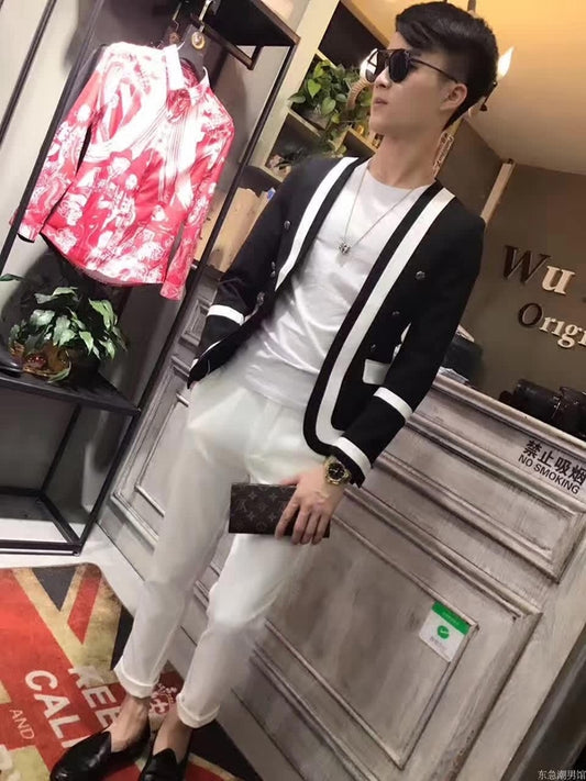 Spring And Autumn New Trend Men's Casual Small Suit Korean Slim Fit