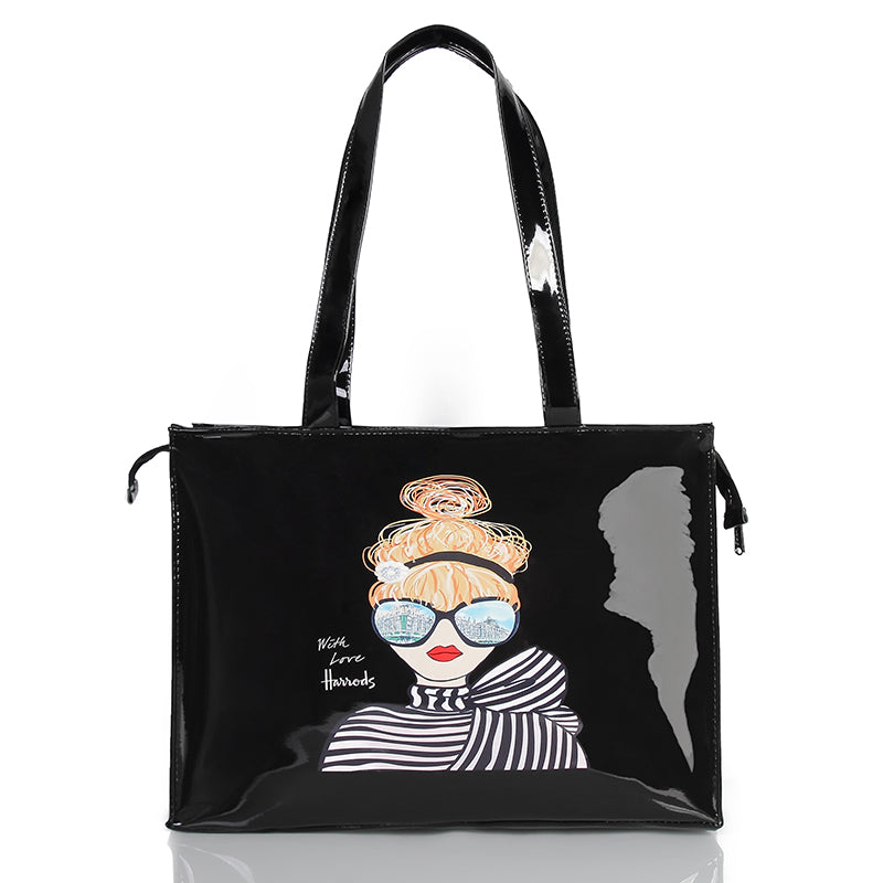 Cartoon PVC Fashion Tote Shopping Bag Storage Bag
