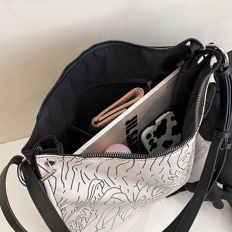 Exaggerated Pendant Key Pattern Fashionable And Generous Bag