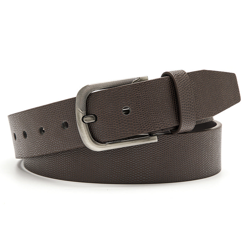Men's Alloy Pin Buckle Decorative Denim Belt