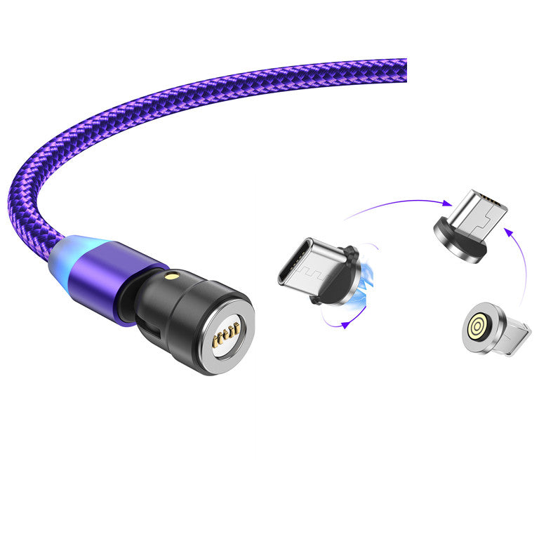 Mobile Phone Charging Three-in-one High Quality Magnetic Data Cable