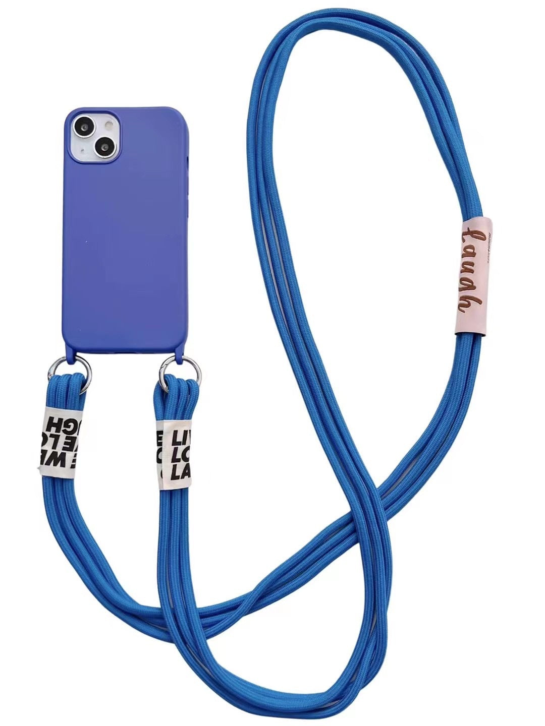 Diagonal Lanyard Soft Strap Hanging Neck Silicone Phone Case