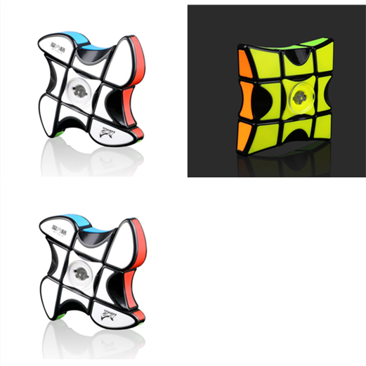 Rotating Fingertip Gyro Rubik's Cube 5.8cm Finger Decompression Toy