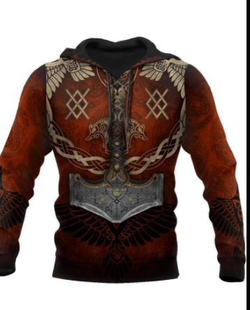 Men's Sweatshirt Digital Print Hoodie