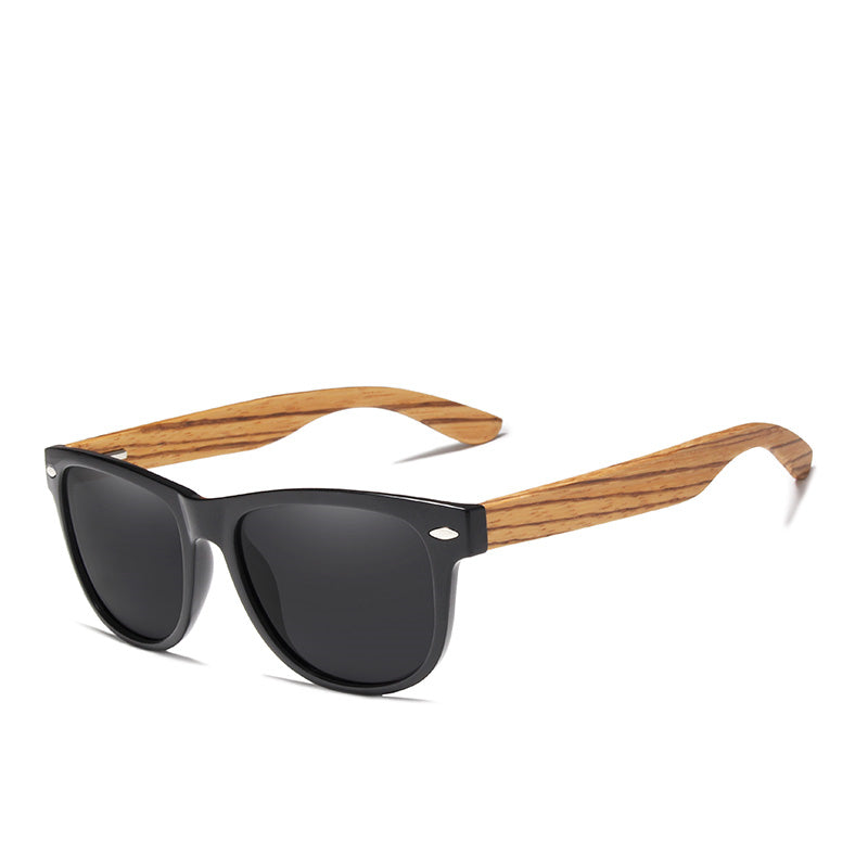 Bamboo Wood Sunglasses Wooden Retro Polarized Sunglasses
