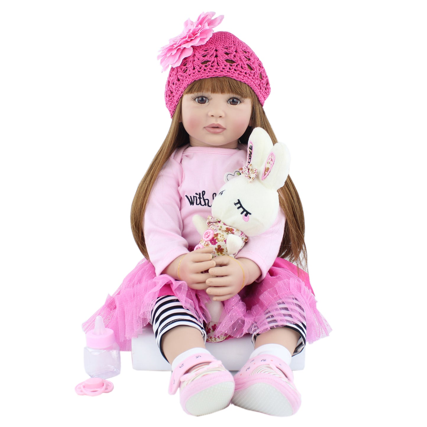 60cm Heavy Growth Princess Baby Plastic Doll