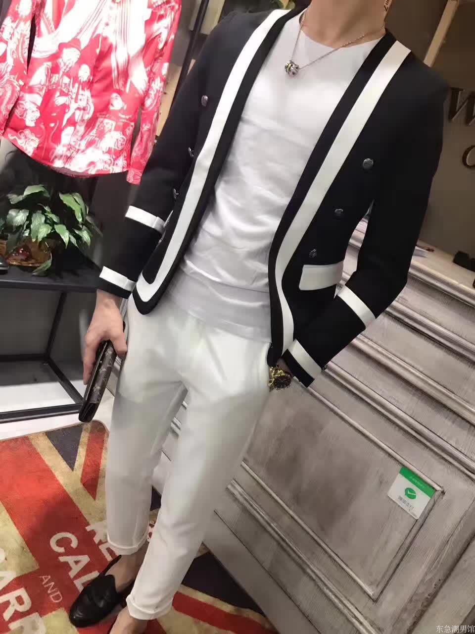 Spring And Autumn New Trend Men's Casual Small Suit Korean Slim Fit