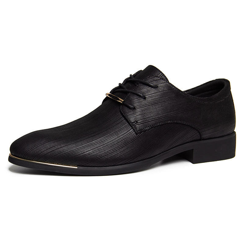 Business Formal Wear Small Leather Shoes Increase Leisure British Pointed Toe