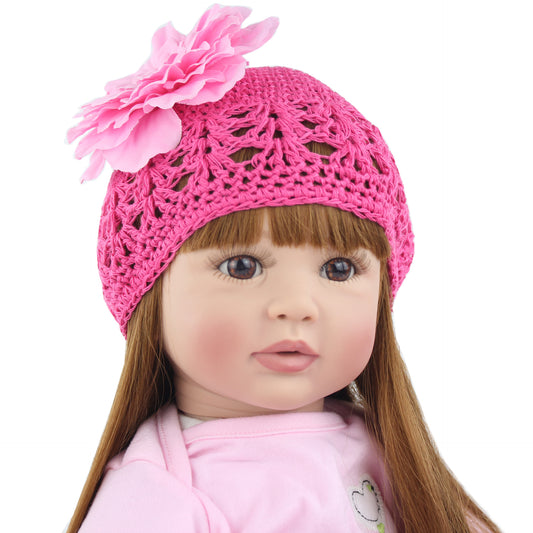 60cm Heavy Growth Princess Baby Plastic Doll