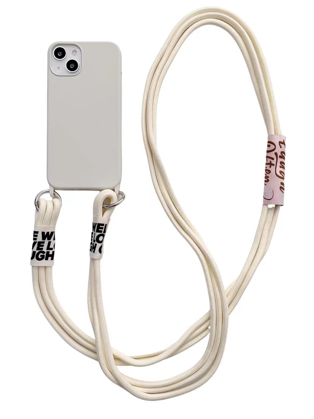 Diagonal Lanyard Soft Strap Hanging Neck Silicone Phone Case