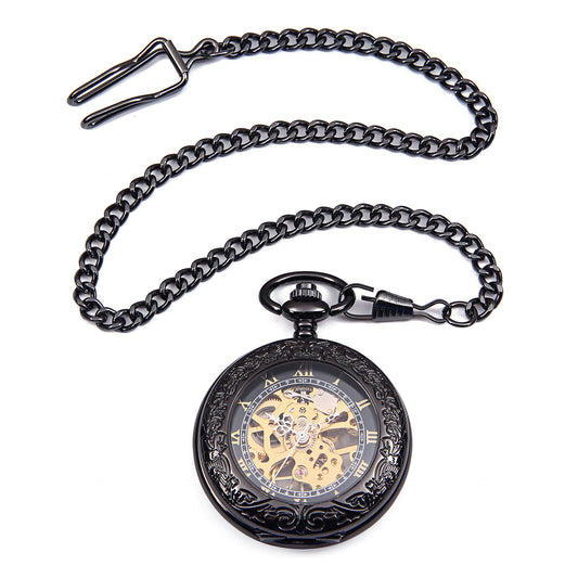 Creative Fashion Trend Wind-winding Mechanical Pocket Watch