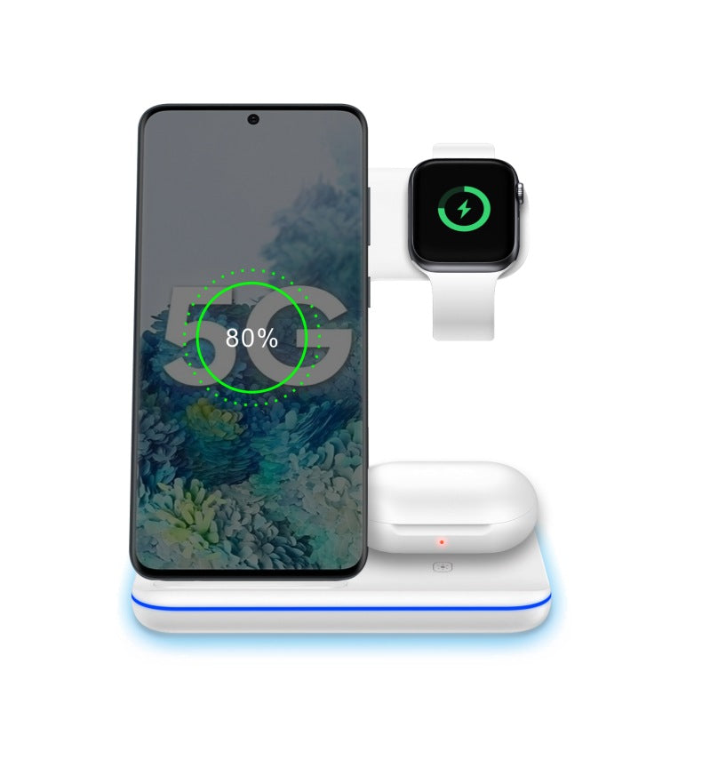 Wireless Charger Mobile Phone Watch Headset Fast Charging Desktop Stand